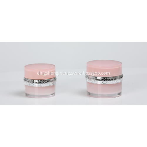 Factory Supply Straight Round Acrylic Bottles